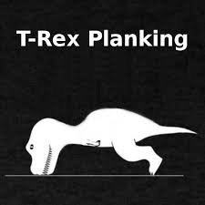 t-rex-planking